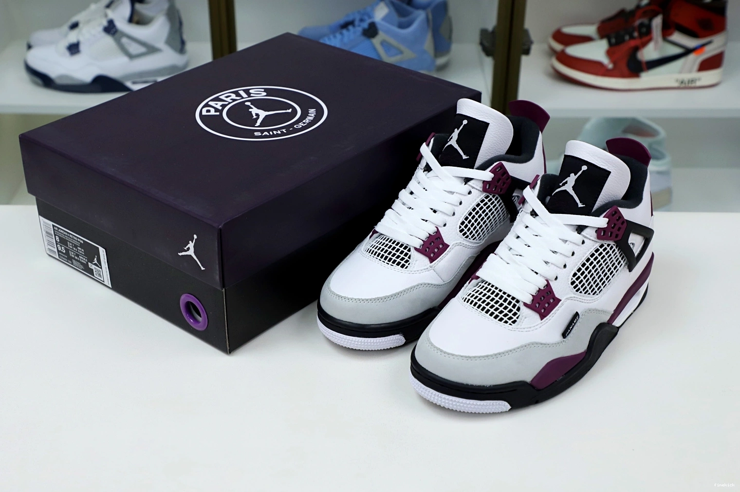 PARIS 4 JORDAN X AIR RETRO AIR SAINT-GERMAIN 'BORDEAUX' JORDAN 1205